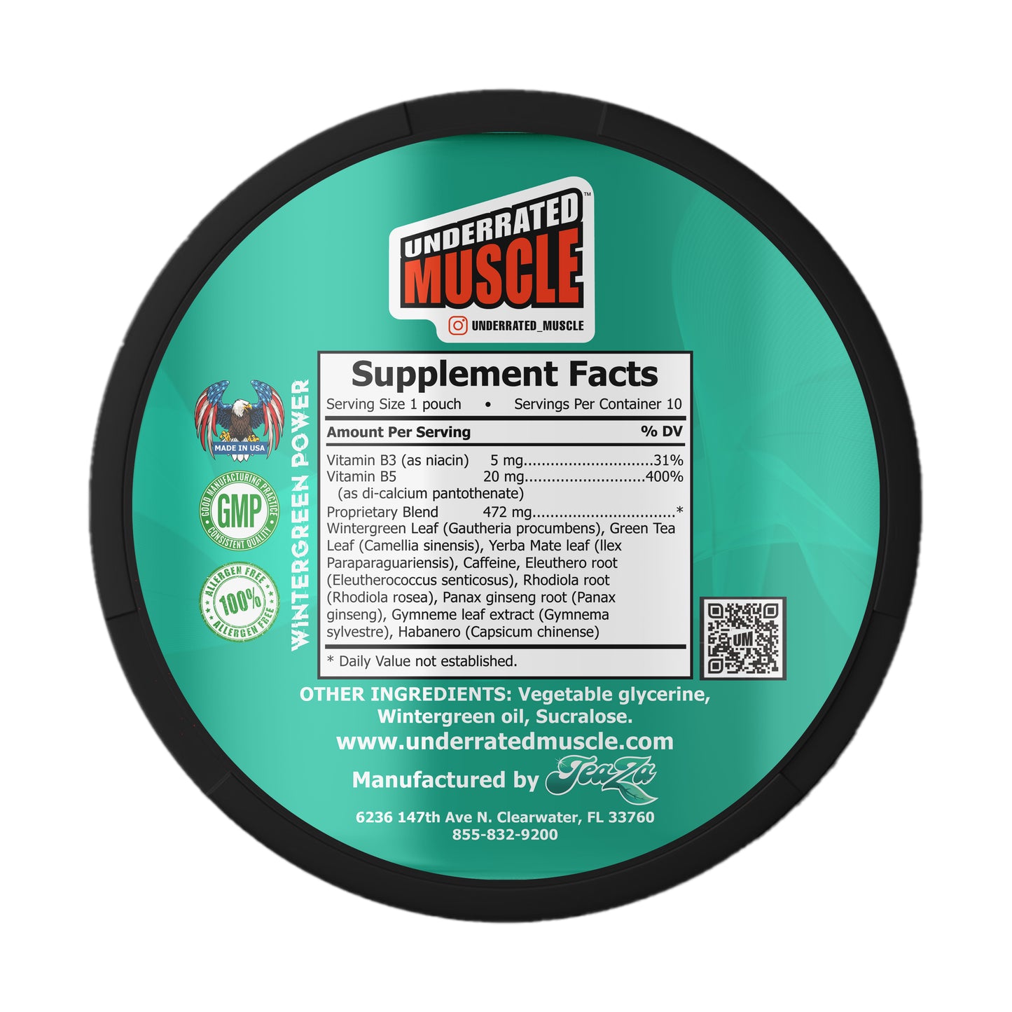 Locked In (Energy Pouches) - Wintergreen Power