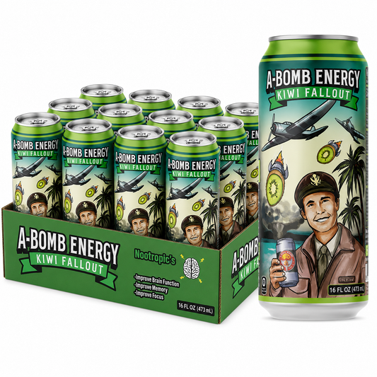 A-Bomb Nootropic Energy Drink - 12 Pack