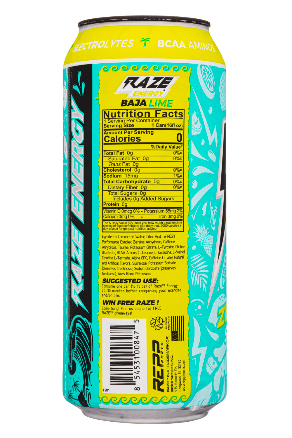 Raze Energy Baja Lime