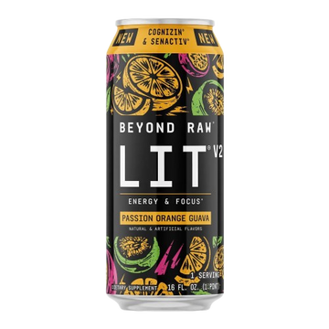Beyond Raw Lit V2 Passion Orange Guava