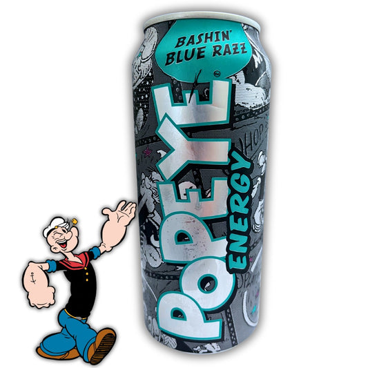 Popeye Energy Bashin' Blue Razz