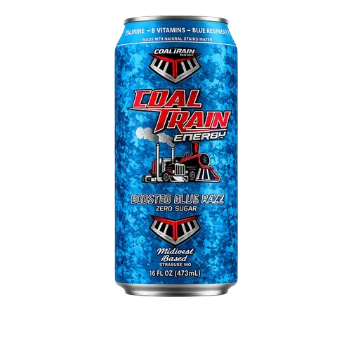 Coal Train Energy Boosted Blue Razz