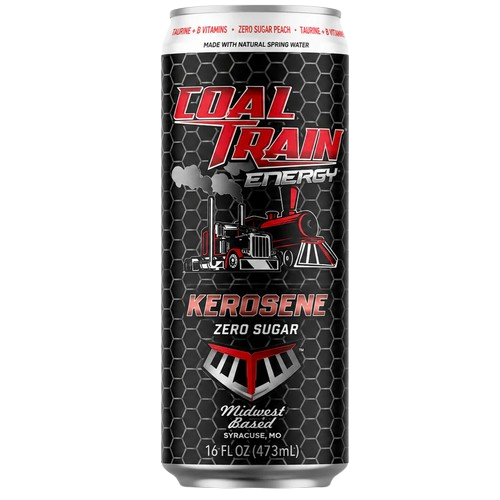 Coal Train Energy Zero Sugar Peach