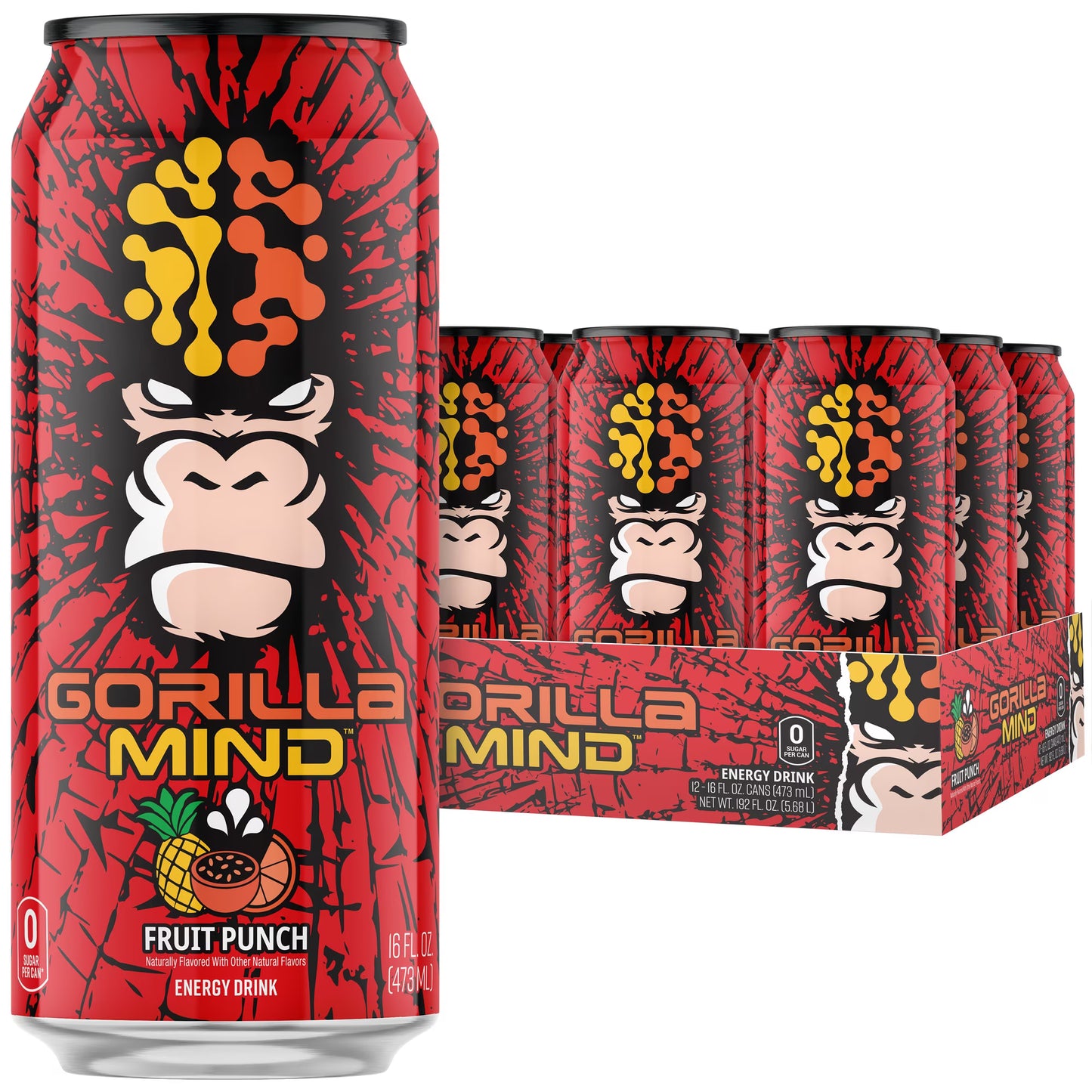 Gorilla Mind Energy Drink - 12 Pack