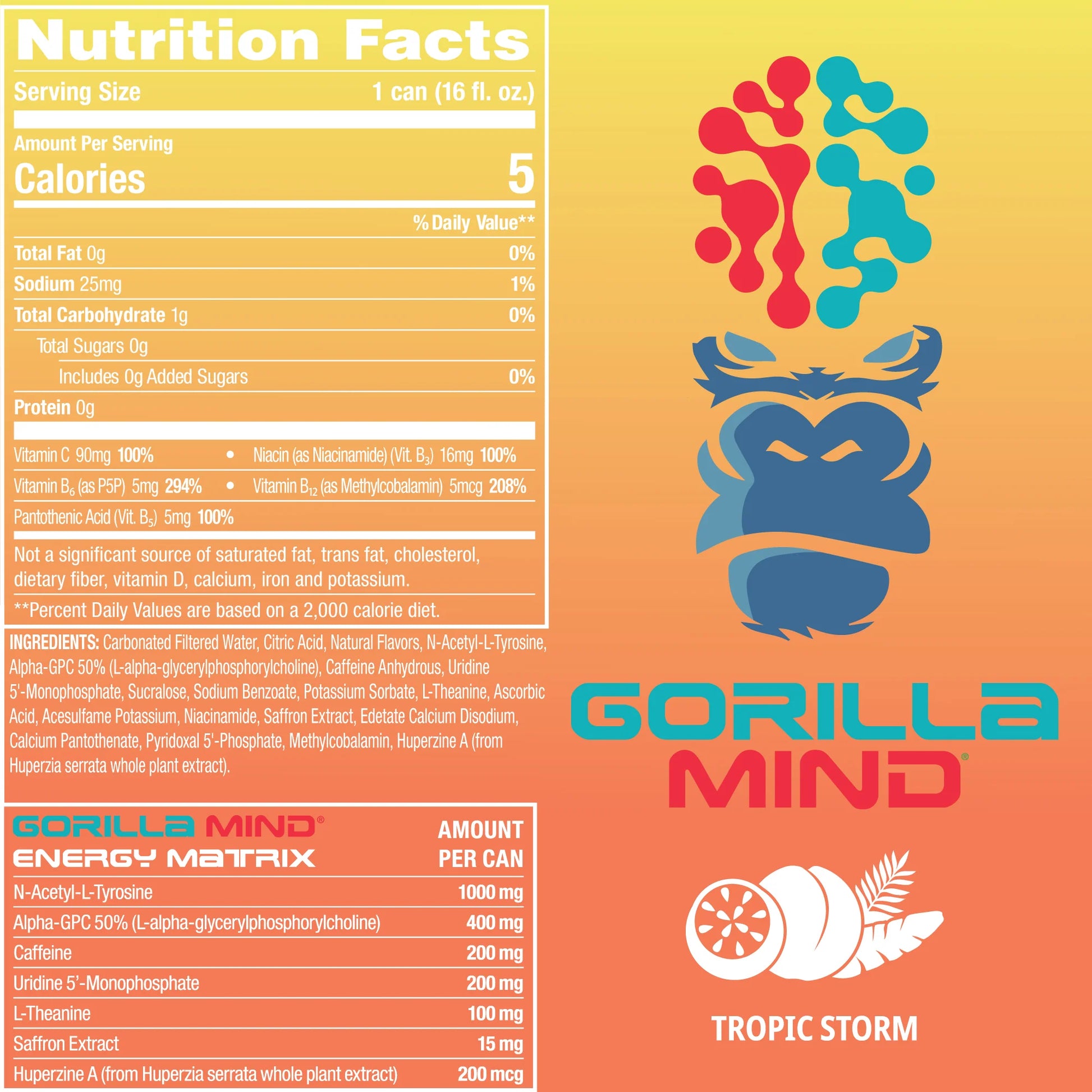 gorillamind energy drink  bundled by Energydrinkcity 