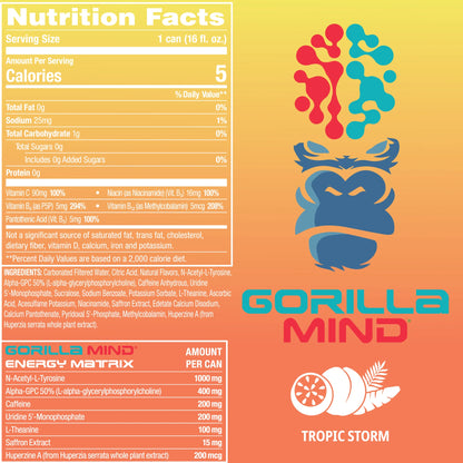 gorillamind energy drink  bundled by Energydrinkcity 