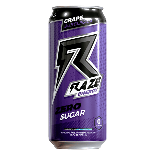 Raze Energy Grape Bubblegum