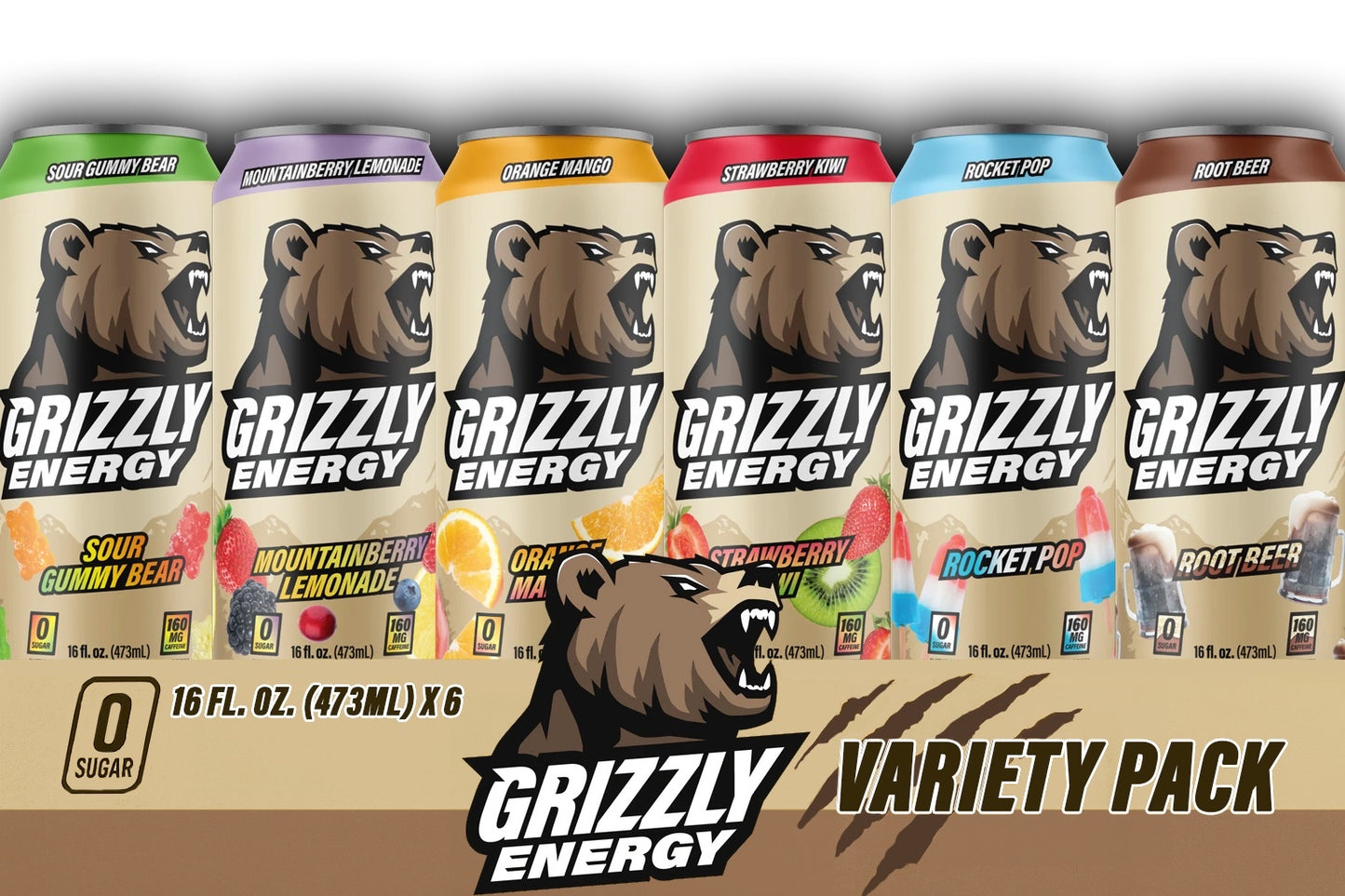 Grizzly Energy Variety Pack