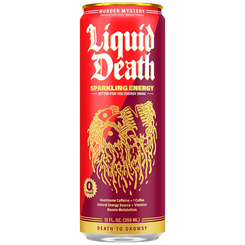Liquid Death Energy Murder Mystery