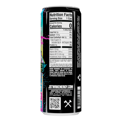 JST WRK  energy drink bundled by Energydrinkcity 