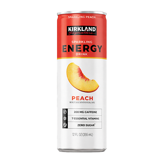 Kirkland Sparkling Energy Peach