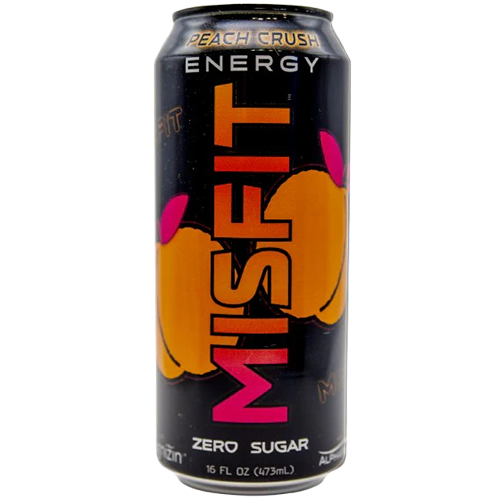 Misfit Energy  Peach Crush