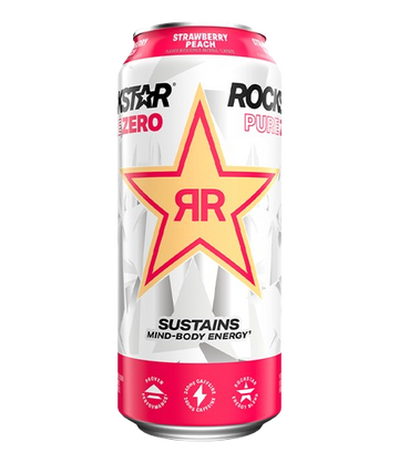 Rockstar Zero Strawberry Peach
